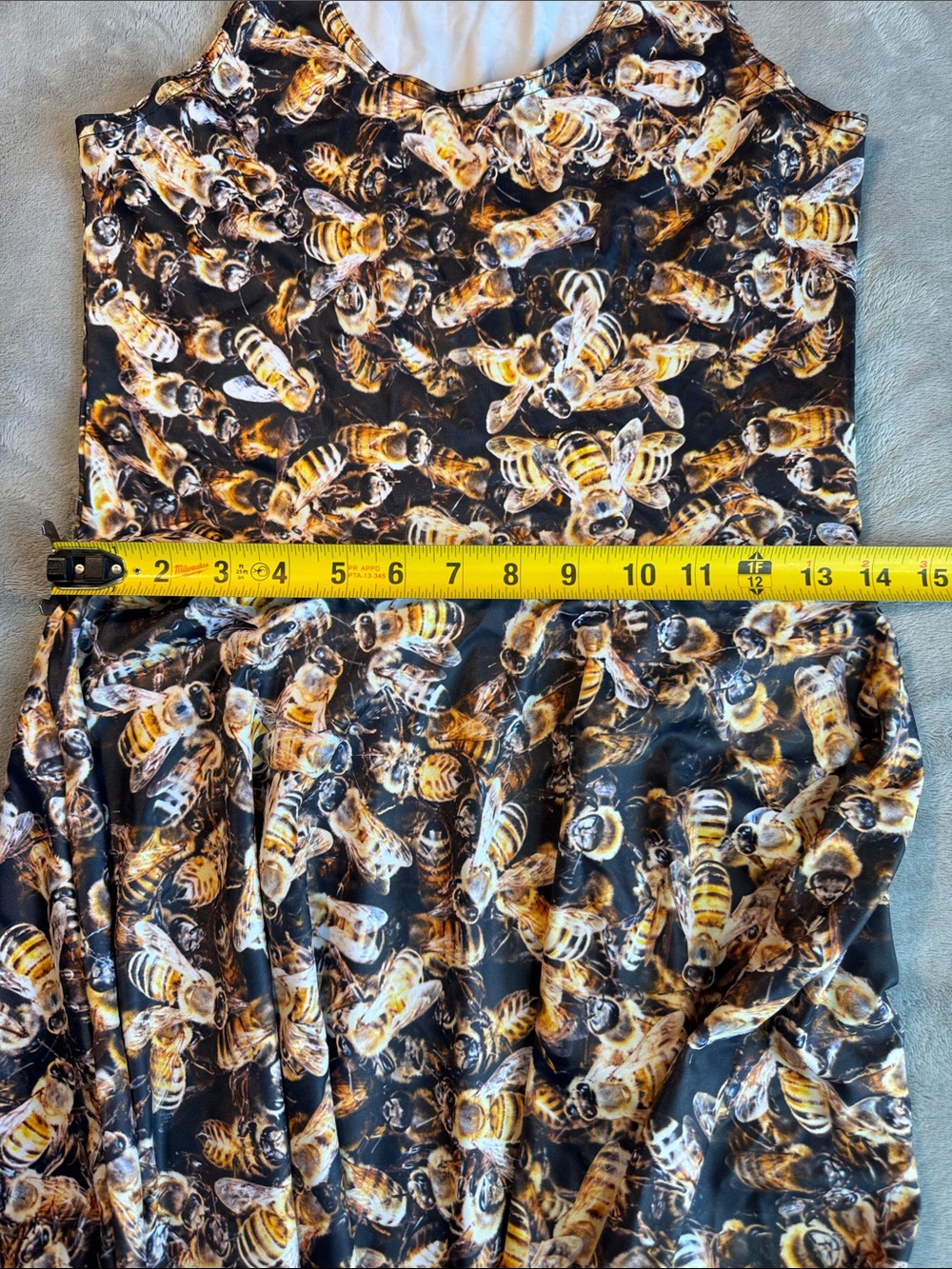 NWOT Blackmilk Bee Reversible Skater Dress ~ LIMITED Size Large - Picture 11 of 12